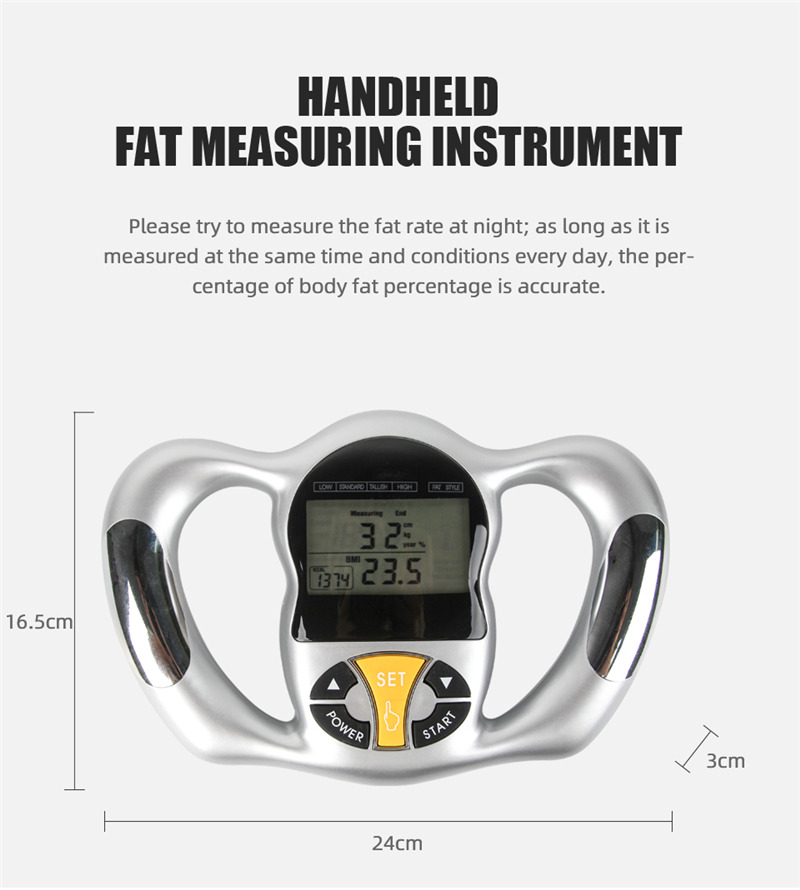 health body fat measure LCD liquid monitor BMI instrument