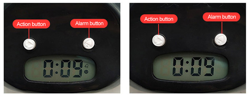 mobile wheel escape electronic alarm clock