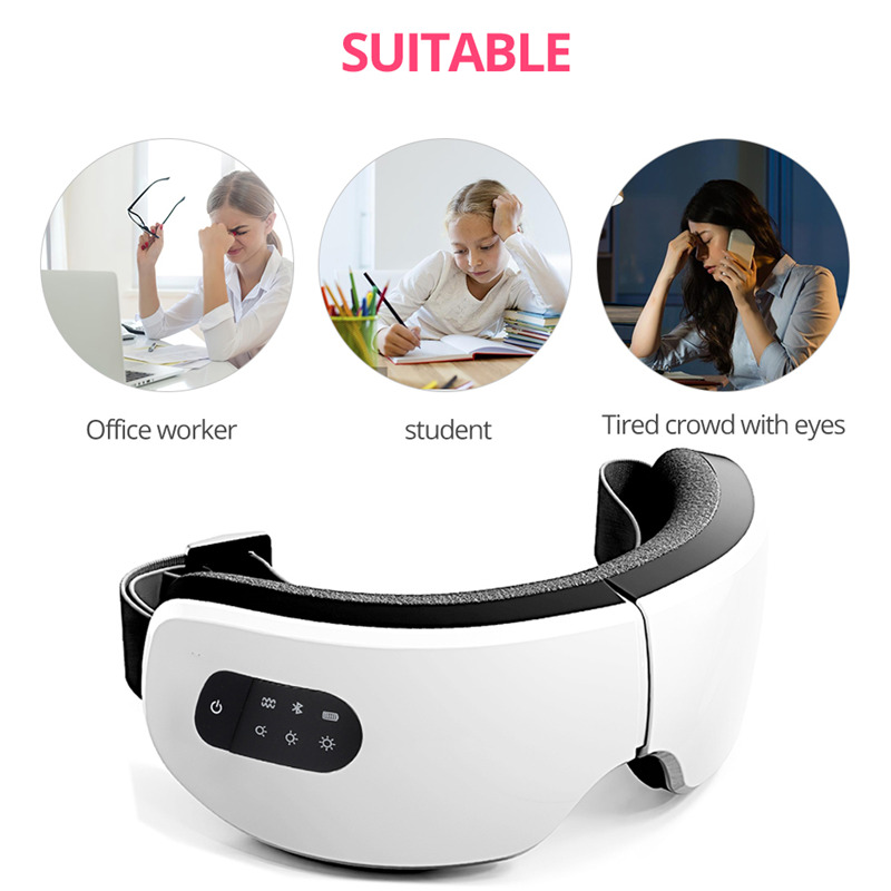 electric smart eye massager with bluetooth music