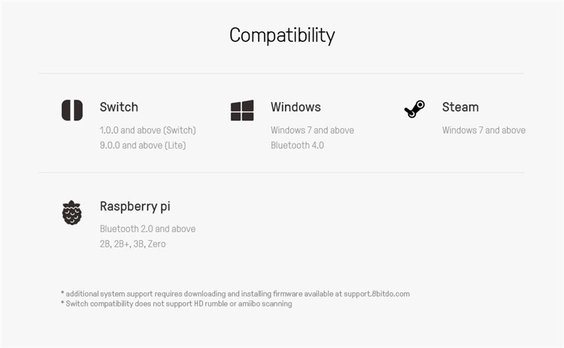 8BitDo lite bluetooth gamepad for nintendo switch lite windows