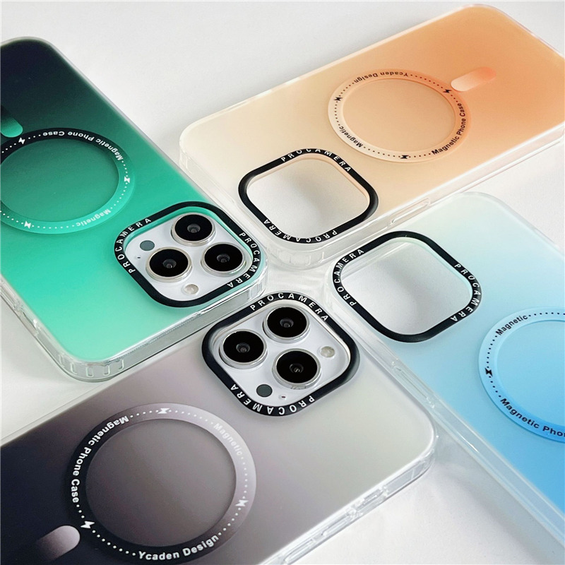 gradient frosted phone case for iPhone 14 pro plus max