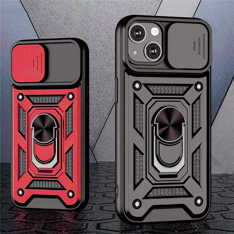 armor magnetic ring stand case for iphone 14 pro plus max