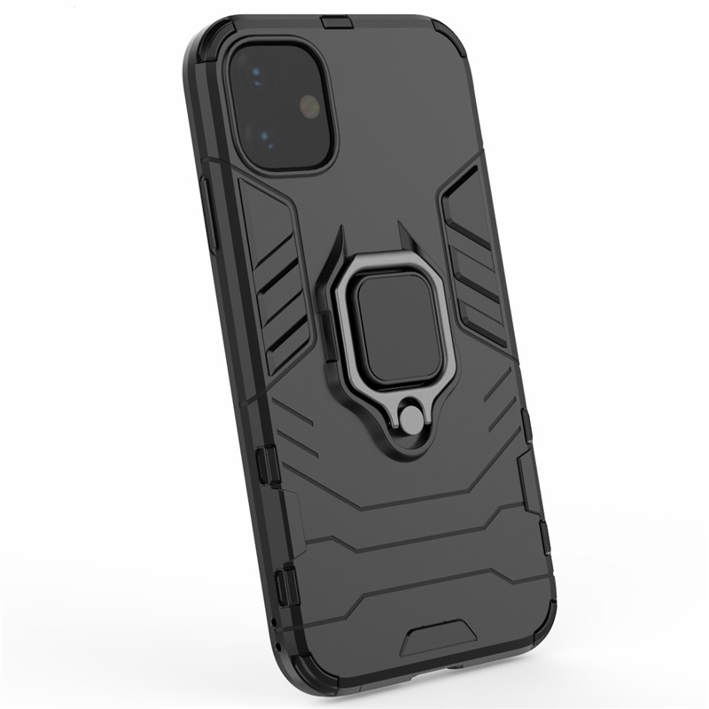 armor magnetic suction stand case for iphone 14 pro plus max