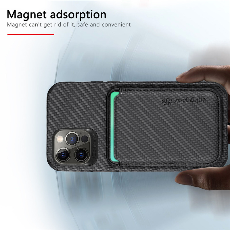 magsafe magnetic wireless charging case card hold for iphone 14 pro plus max