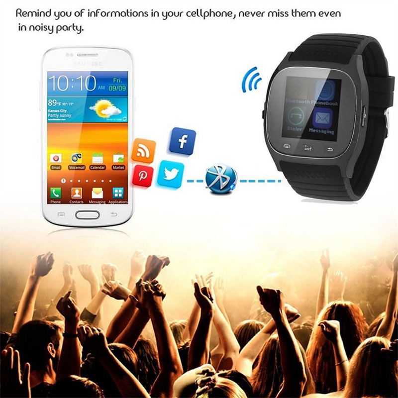 m26 bluetooth call smart watch pedometer waterproof wristwatch