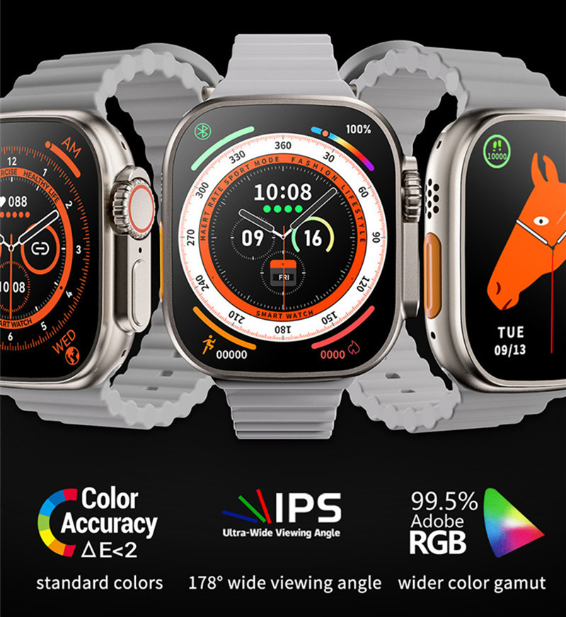 smart watch 8 ultra nfc bluetooth call waterproof sport wristwatch