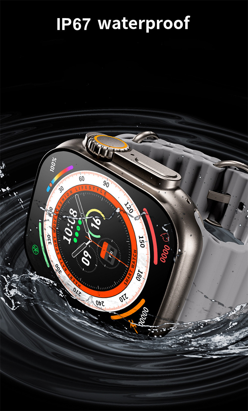 smart watch 8 ultra nfc bluetooth call waterproof sport wristwatch