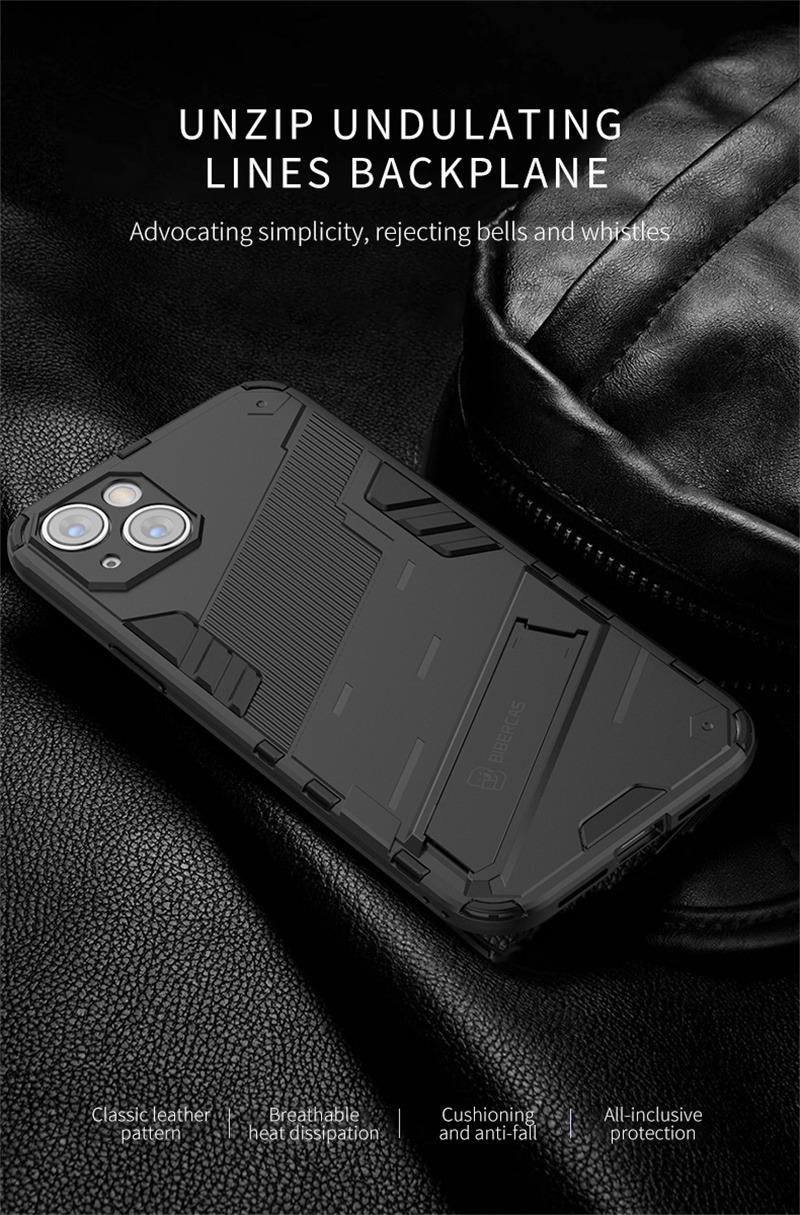 phone case with stand back cover for iphone 14 pro plus max