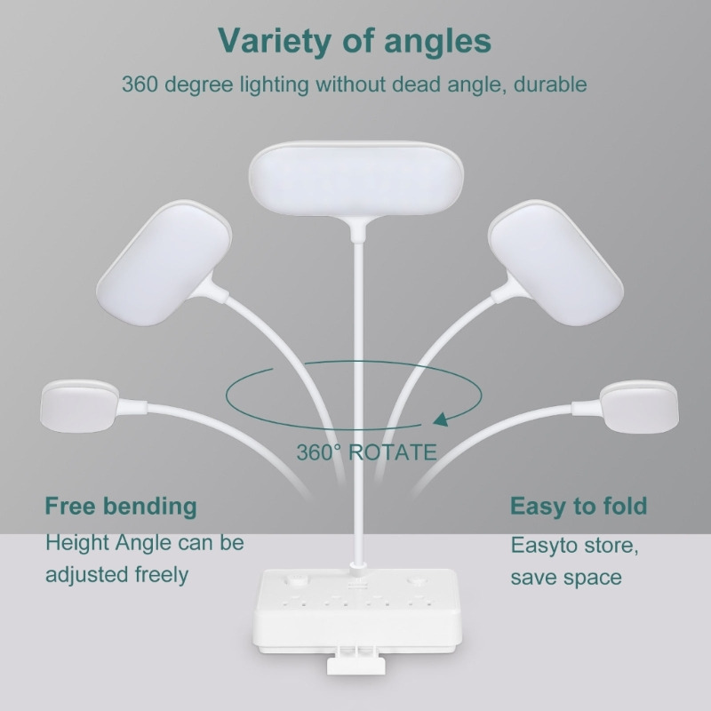 desk lamp usb power strip 4 ac outlets 2 usb ports