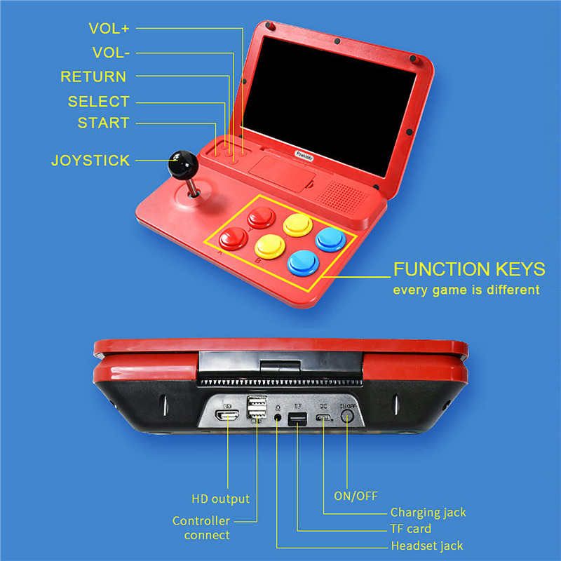 A13 retro video game console 10 Inch player detachable joystick A13 retro video game console 10 Inch player detachable joystick