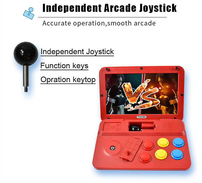 A13 retro video game console 10 Inch player detachable joystick