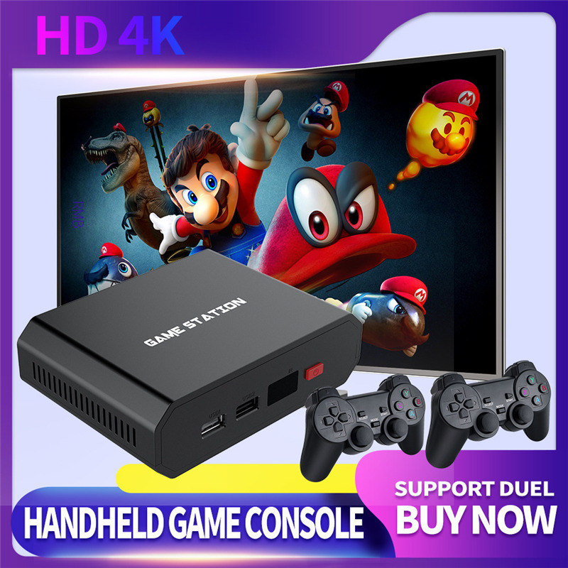 4K HD TV game station classic retro game console 
