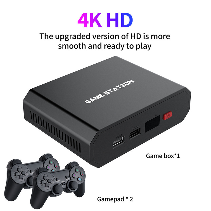 4K HD TV game station classic retro game console 