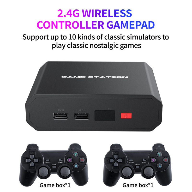 4K HD TV game station classic retro game console 