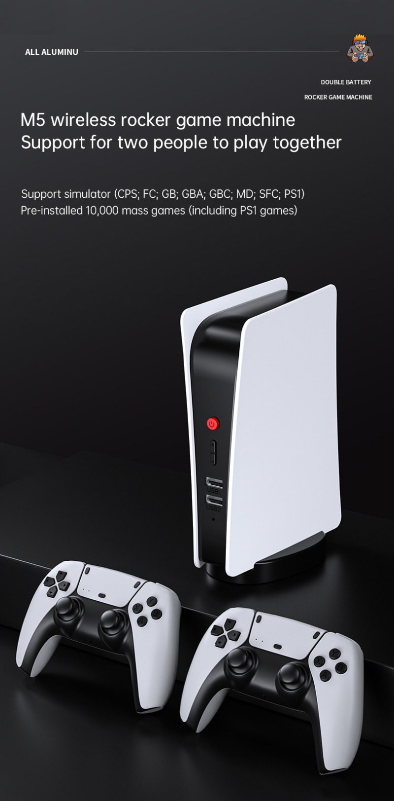 classic arcade video game consoles PS5 TV box