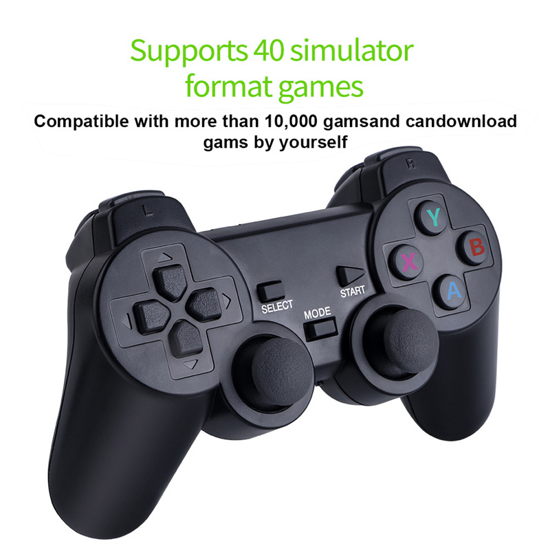 retro video game console 4k 10000 games wireless control