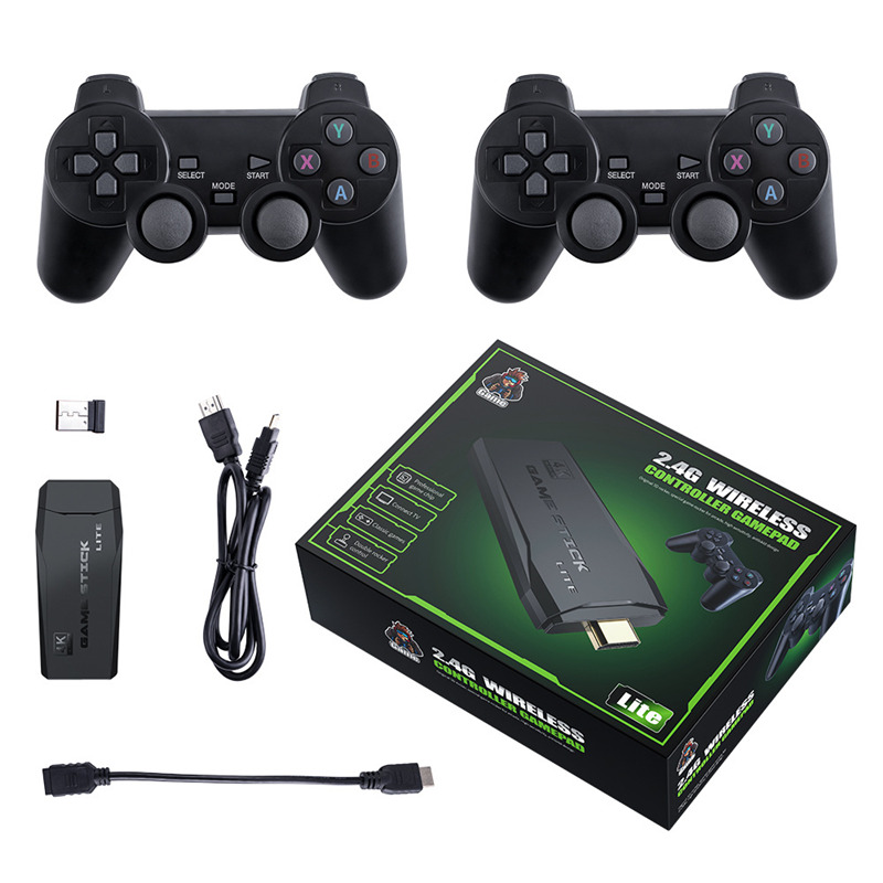 retro video game console 4k 10000 games wireless control