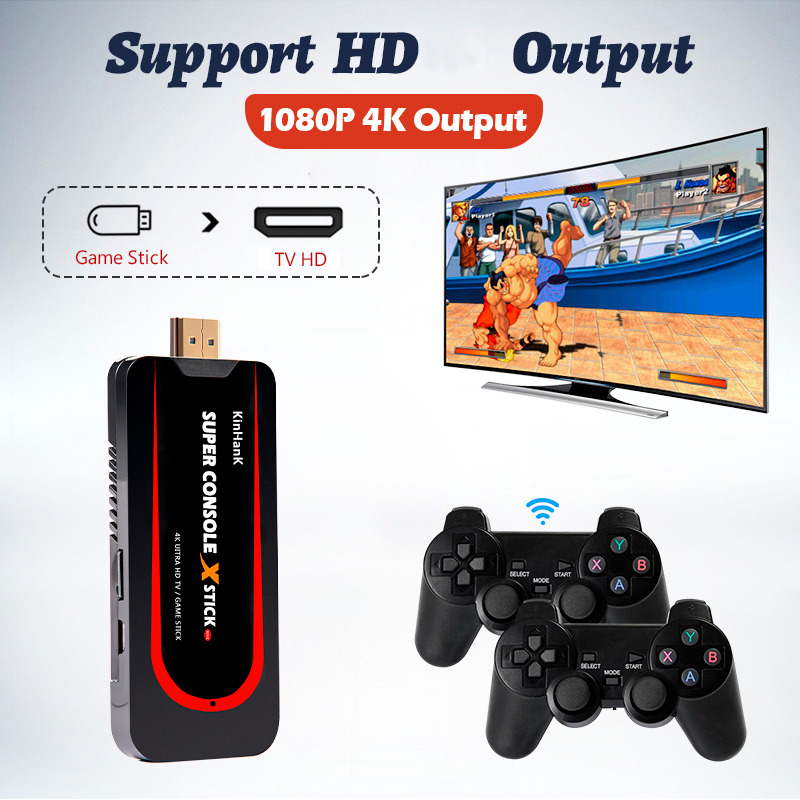 4K video game console stick tv box