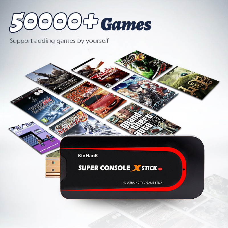 4K video game console stick tv box