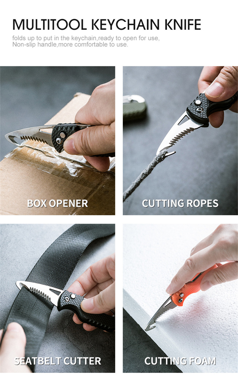 multifunctional knife stainless open parcel strap cutter