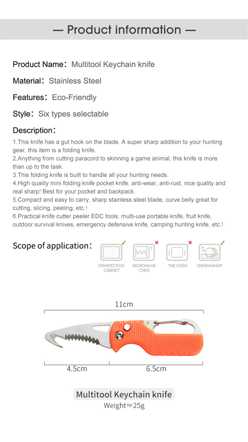 multifunctional knife stainless open parcel strap cutter