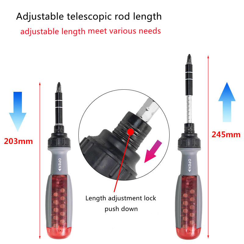 11 in 1 magnetic screwdriver bits set