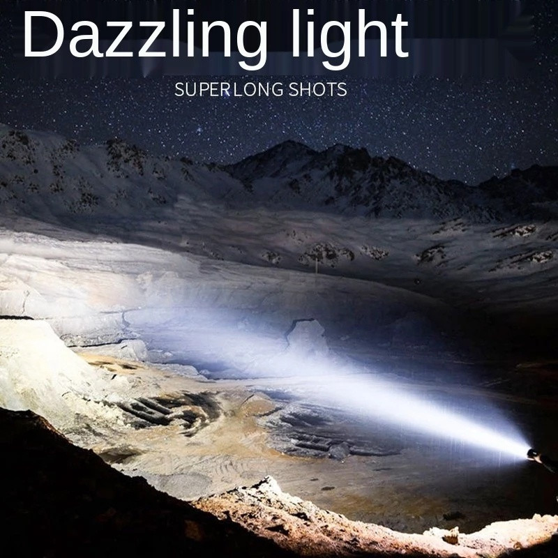 super bright portable LED flashlight rechargeable searchlight super bright portable LED flashlight rechargeable searchlight