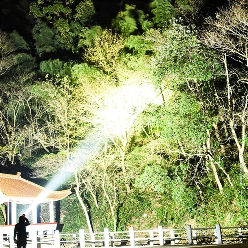 super bright portable LED flashlight rechargeable searchlight super bright portable LED flashlight rechargeable searchlight