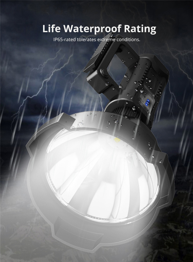 high power LED flashlight rechargeable torch fishing lantern