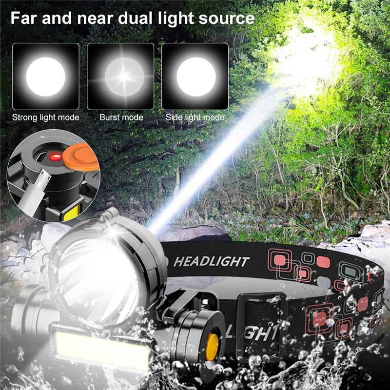 super bright COB headlight