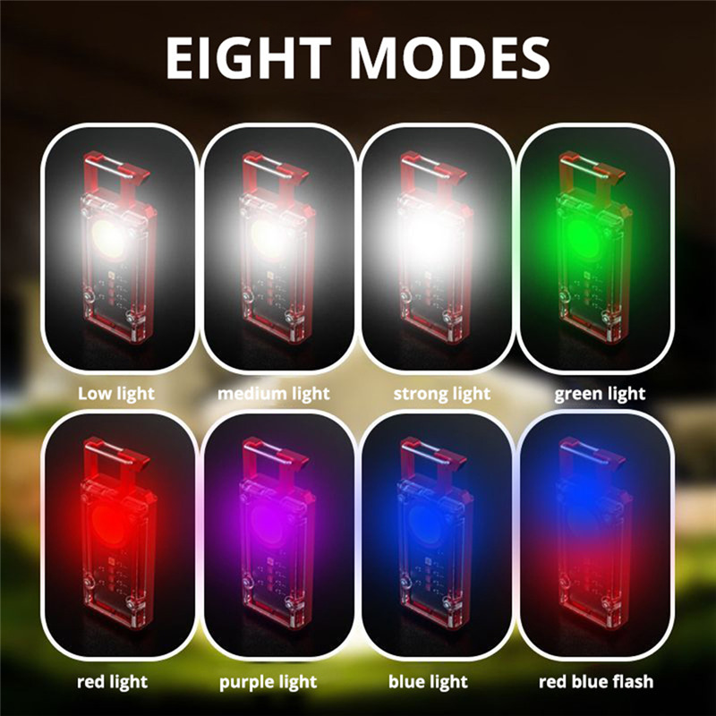 keychain flashlight backpack magnetic COB work light keychain flashlight backpack magnetic COB work light