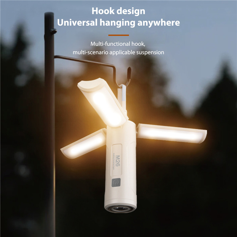 outdoor camping lamp tent lantern 4 lighting foldable torch outdoor camping lamp tent lantern 4 lighting foldable torch