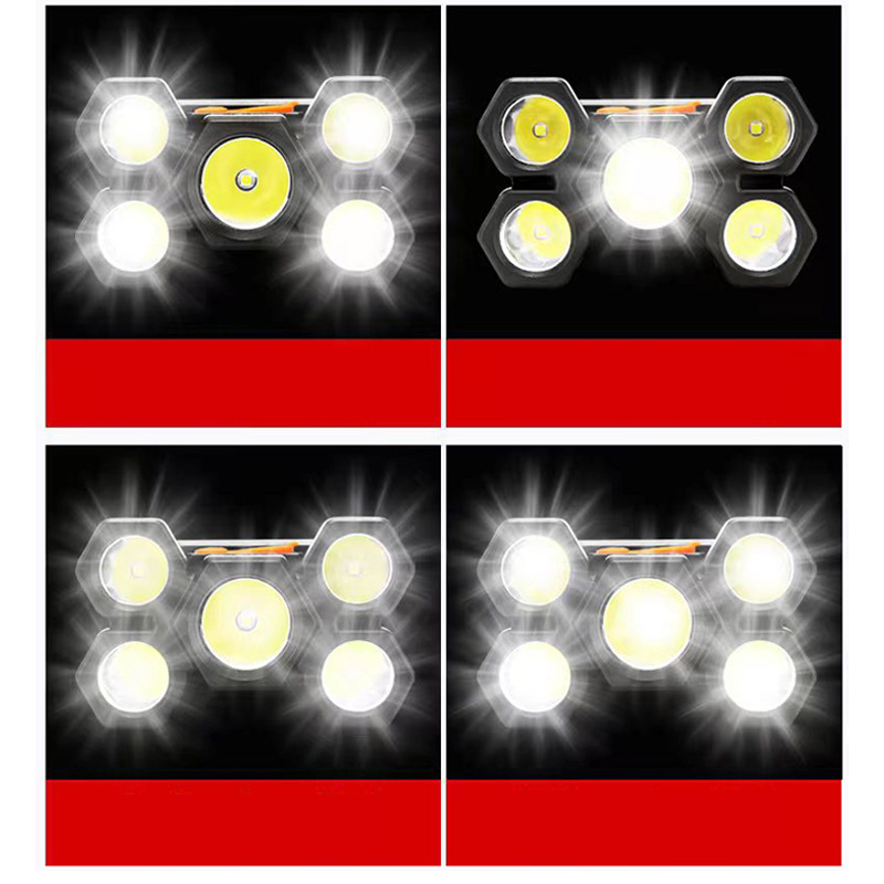 powerful 5LED headlamp outdoor rechargeable headlight powerful 5LED headlamp outdoor rechargeable headlight