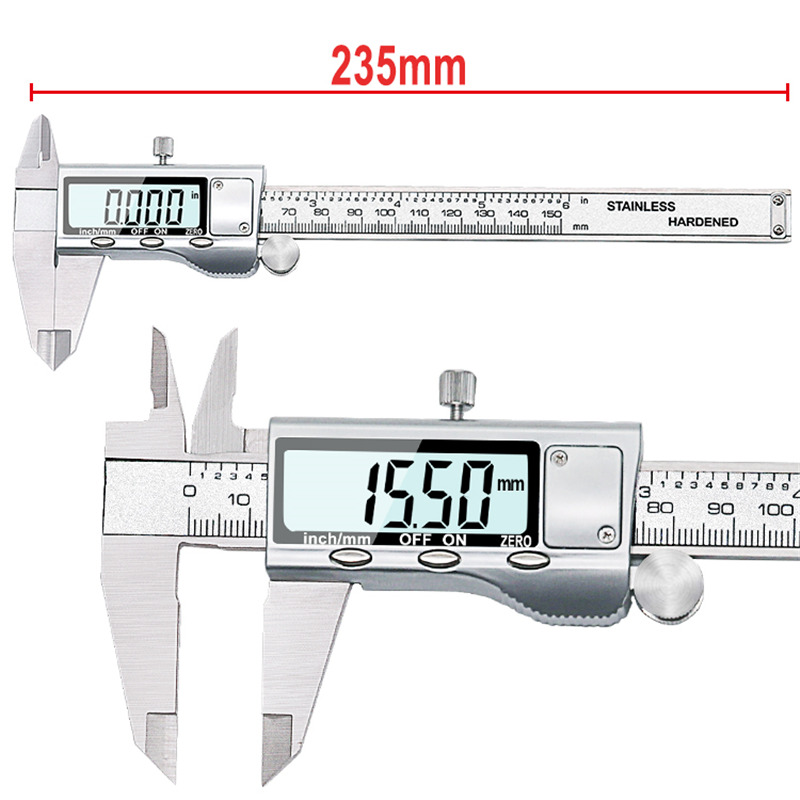 stainless steel electronic digital vernier caliper