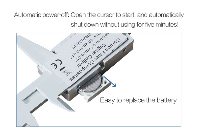 0-150mm plastic digital vernier caliper