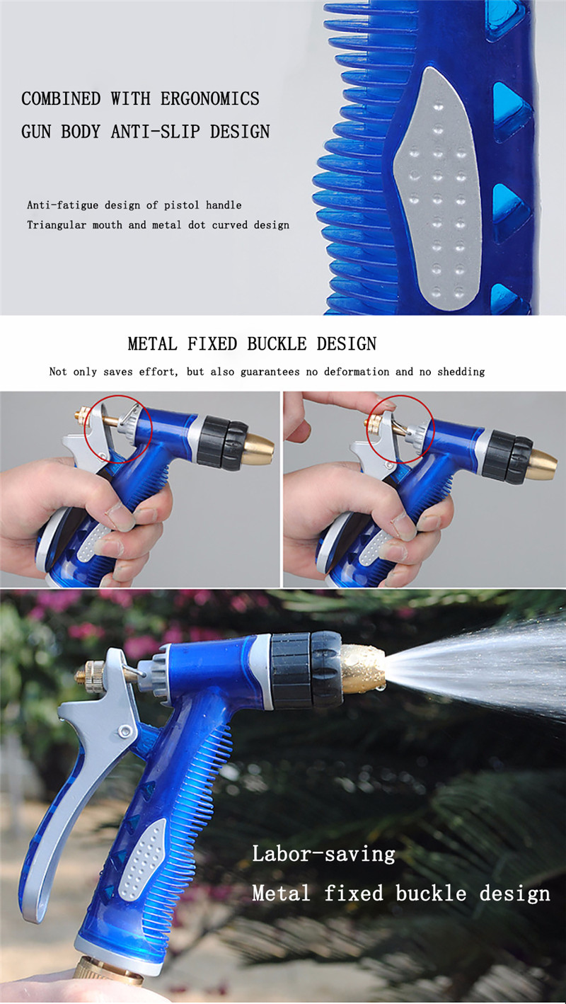 high pressure garden water spray car wash hose nozzle sprinkler