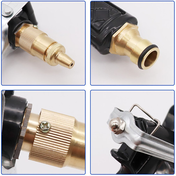 high pressure garden water spray car wash hose nozzle sprinkler