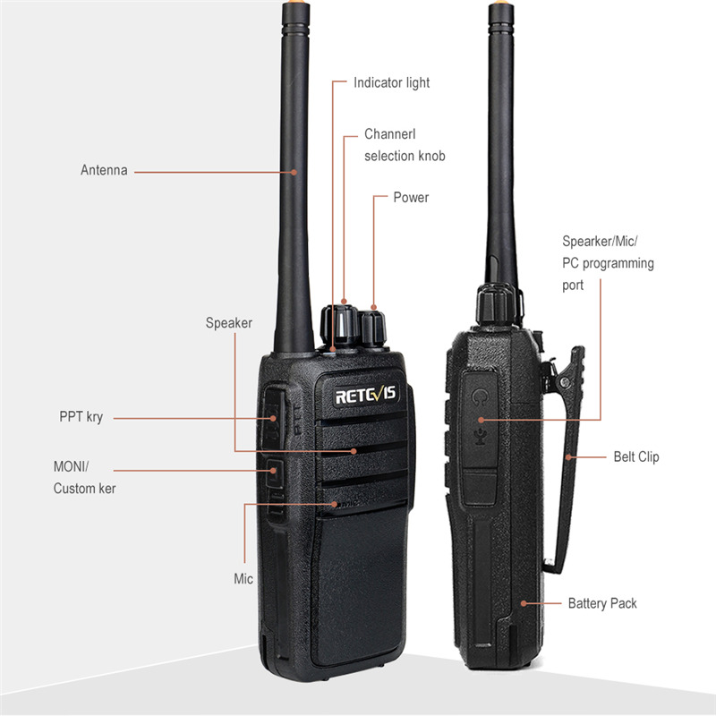 Retevis RT21 2 way radios walkie talkies