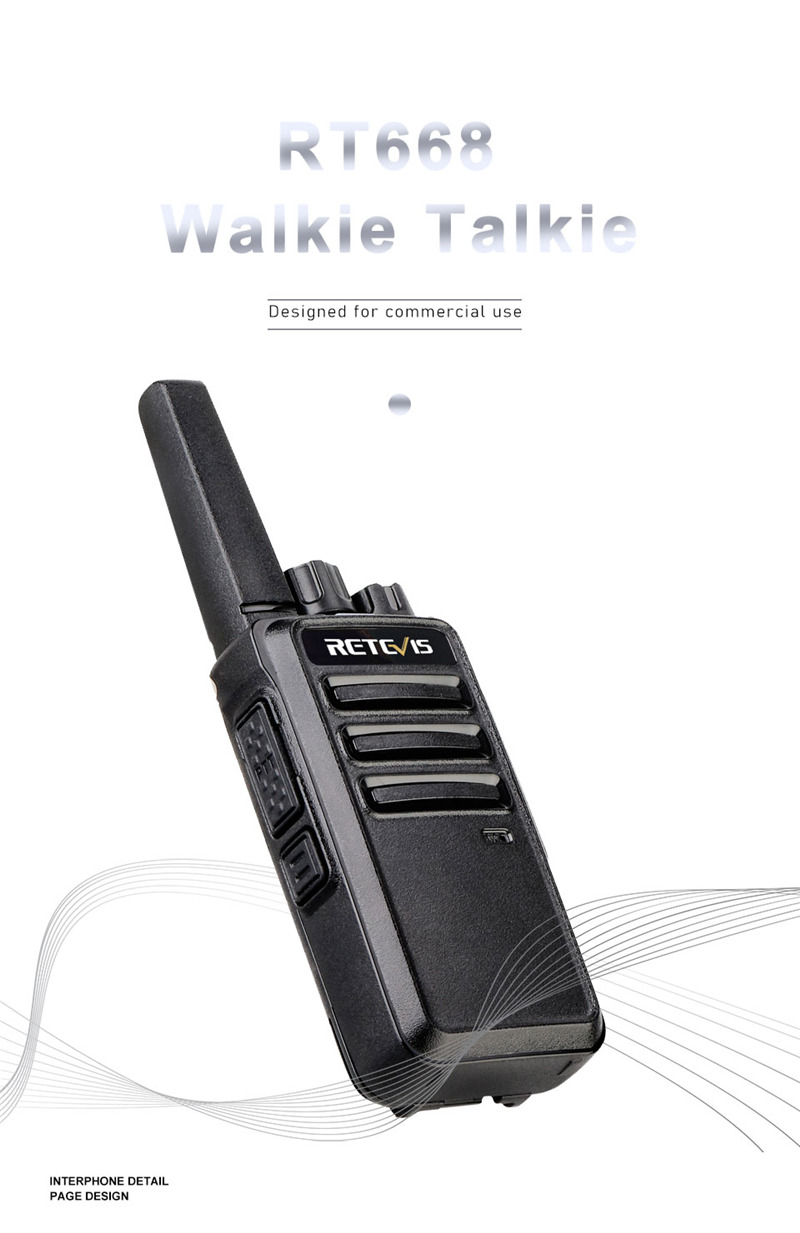 Retevis RT68 2 way radio portable walkie talkies