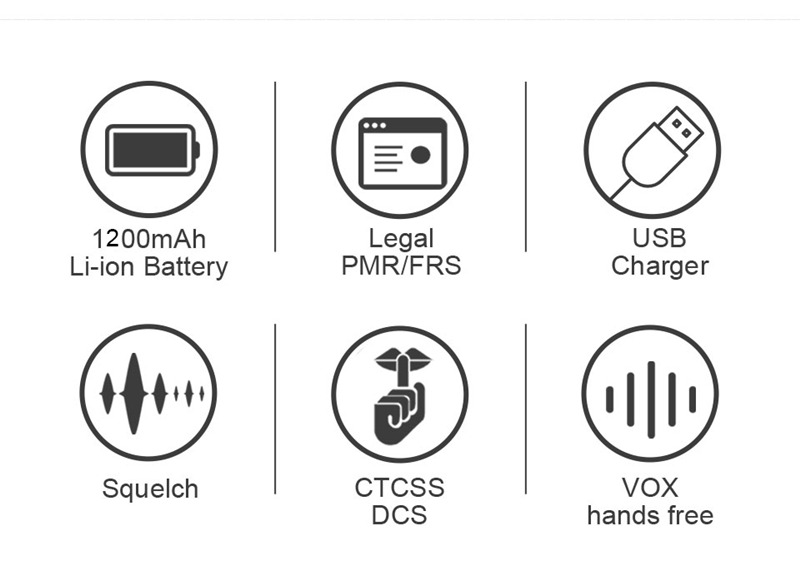 Retevis RT68 2 way radio portable walkie talkies