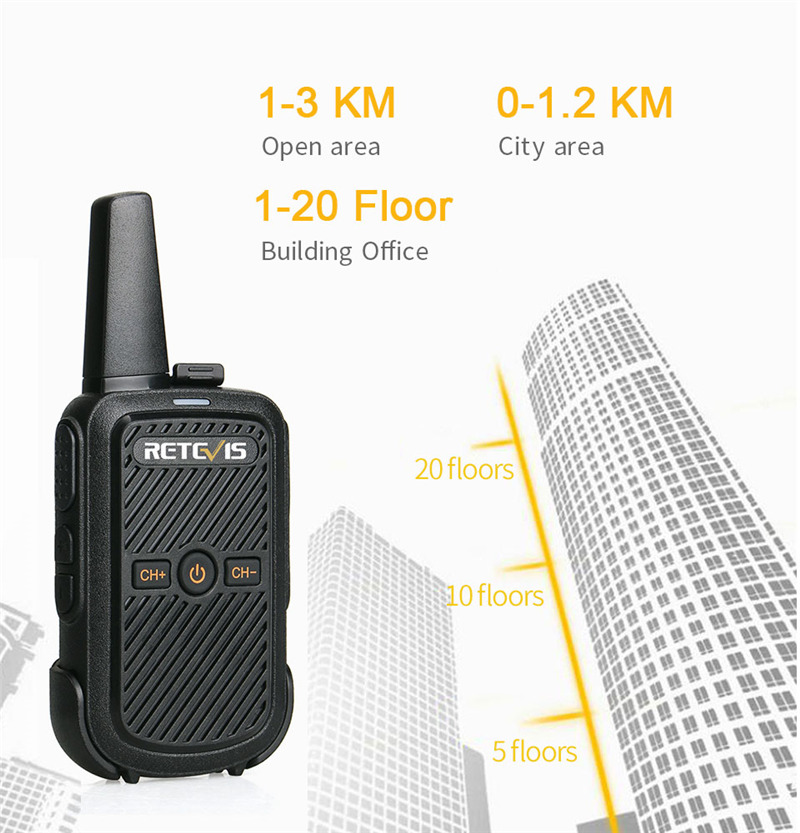 mini Retevis RT15 2 way radio portable walkie talkies