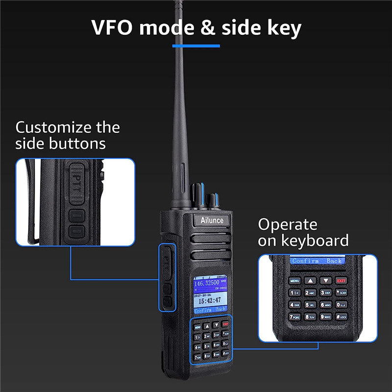 Ailunce HD1 DMR walkie talkie dual band two way ham radio