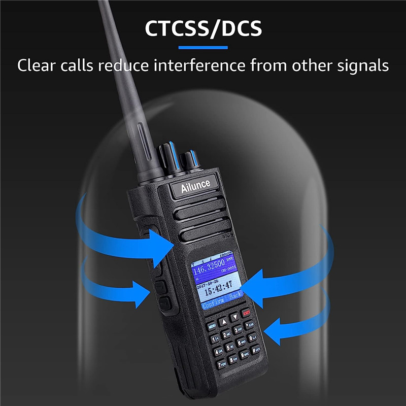 Ailunce HD1 DMR walkie talkie dual band two way ham radio