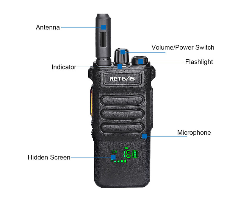 10W Retevis RT86 long range walkie talkie two way radio