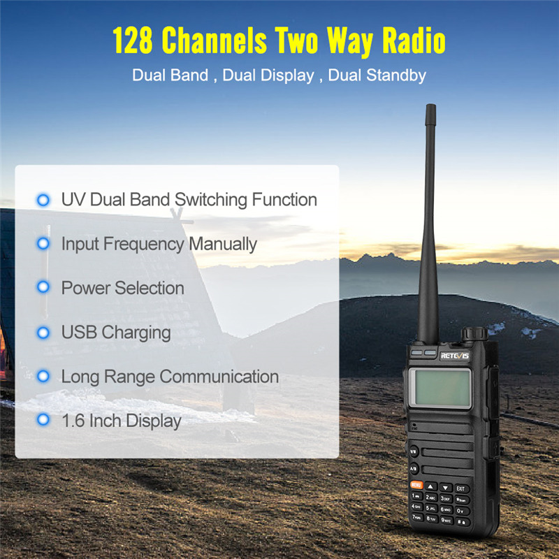 Retevis RA685 long range walkie talkie ham two way radio