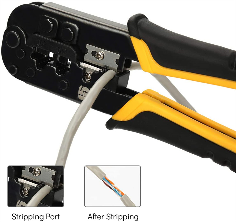 network cable plier cat 5 RJ45 RJ12 RJ11 RJ9 8P 6P crimper stripping tool