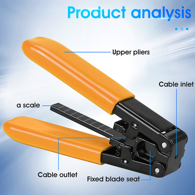 leather wire optical fiber stripper pliers