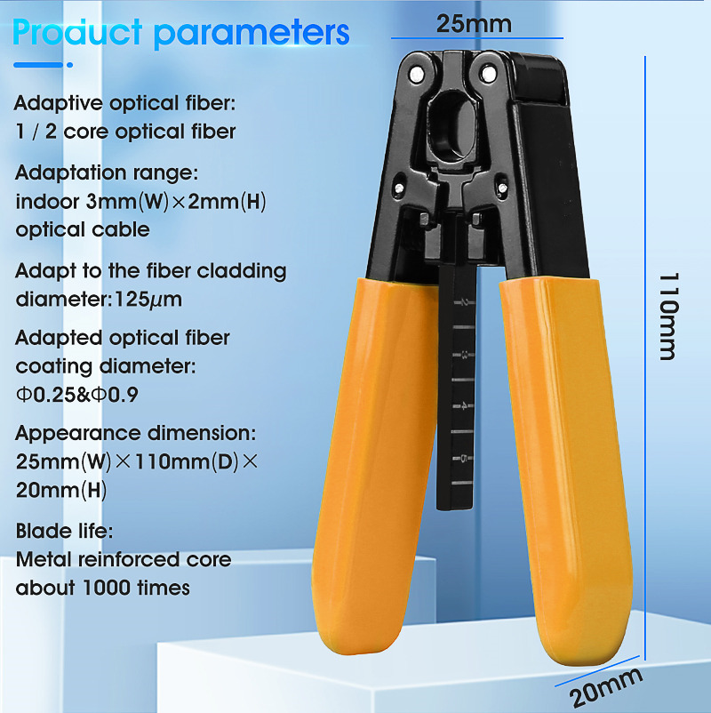 leather wire optical fiber stripper pliers