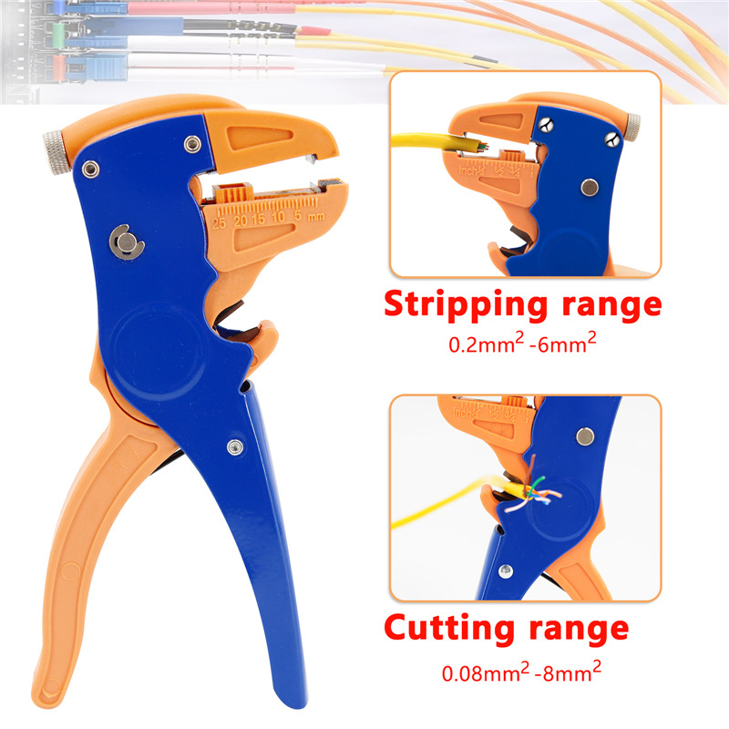 automatic adjusting cable wire stripper crimper plier