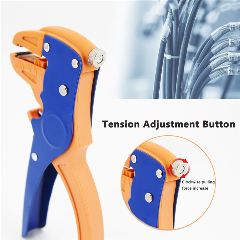 automatic adjusting cable wire stripper crimper plier